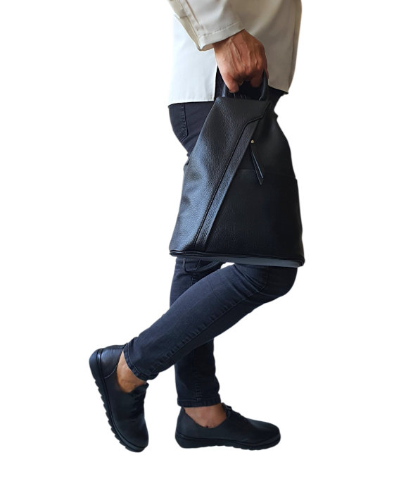 Rucsac Dama Piele Naturala Negru Carolina G04793 [7]