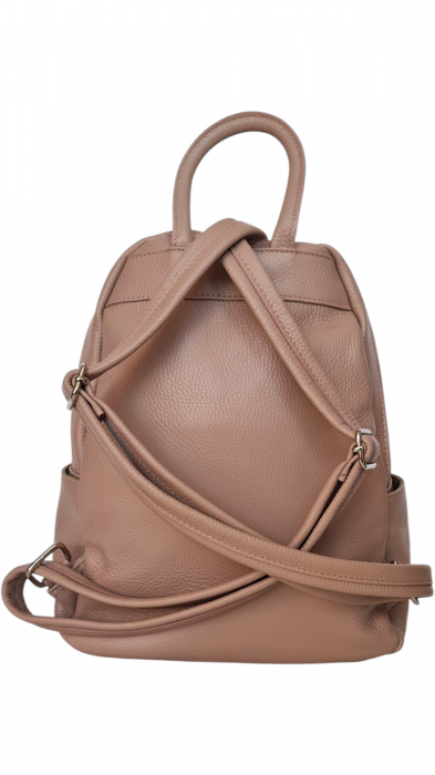 Rucsac Dama Piele Naturala Nude Sia G04164 [5]