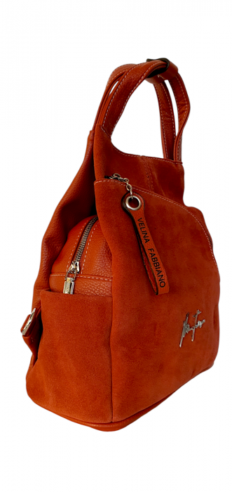 Rucsac Dama Piele Naturala Corai Diana G03970 [2]