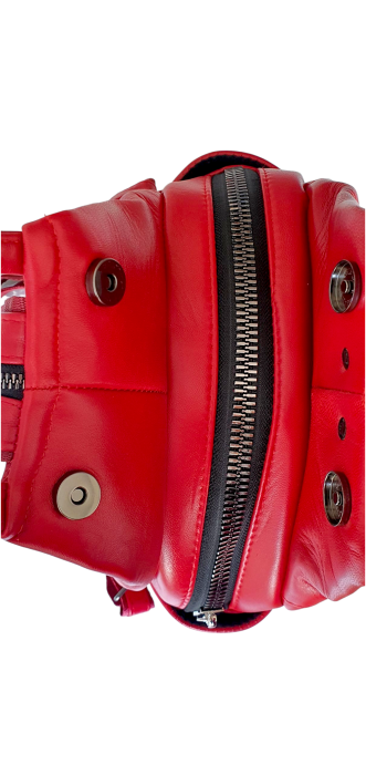 Rucsac Dama Piele Naturala Rosu Jetmira G04561 [5]