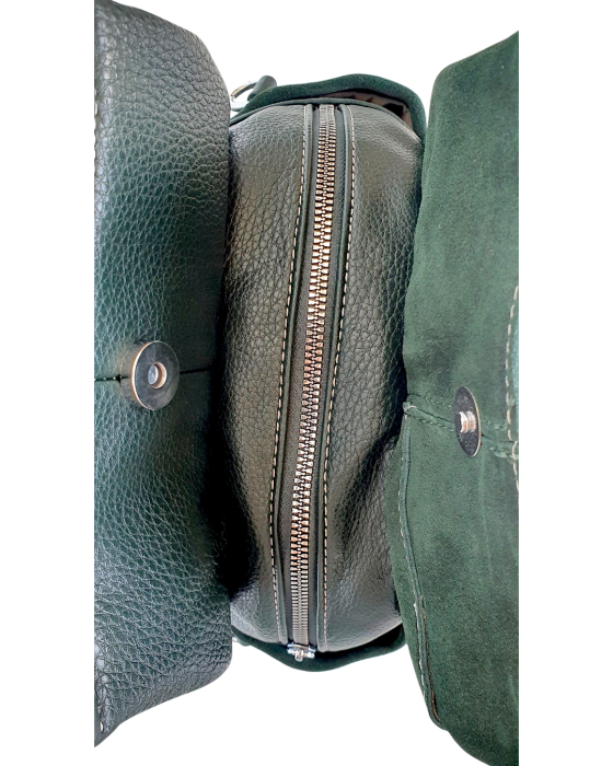 Rucsac Dama Piele Naturala Verde Diana G04807 [5]