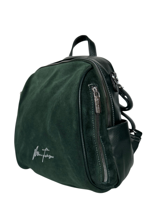 Rucsac Dama Piele Naturala Verde Elif G02666 [3]