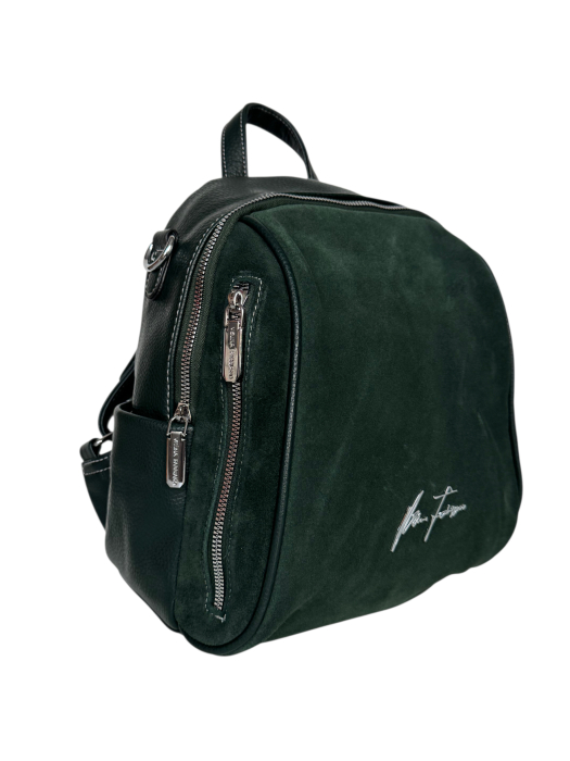 Rucsac Dama Piele Naturala Verde Elif G02666 [2]