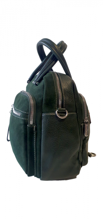 Rucsac Dama Piele Naturala Verde Fabia V. Fabbiano  G03372 [3]