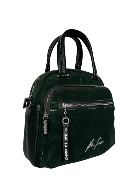 Rucsac Dama Piele Naturala Verde Fabia V. Fabbiano  G03372 [2]