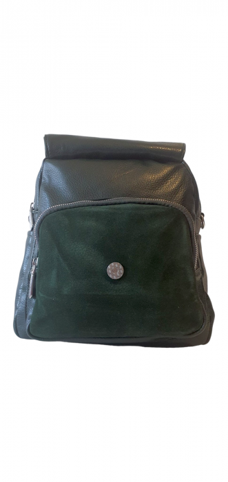 Rucsac Dama Piele Naturala Verde Lia  V. Fabbiano G03214 [6]