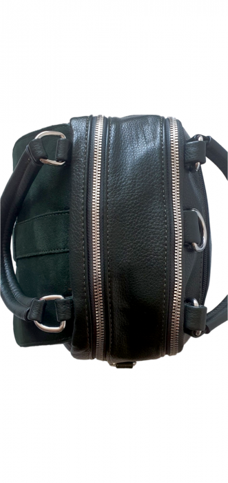 Rucsac Dama Piele Naturala Verde Lia  V. Fabbiano G03214 [5]