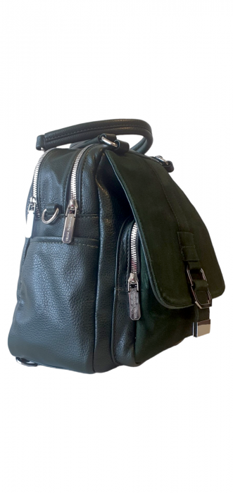 Rucsac Dama Piele Naturala Verde Lia  V. Fabbiano G03214 [2]