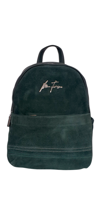 Rucsac Dama Piele Naturala Verde Teo V. Fabbiano G04568 [2]