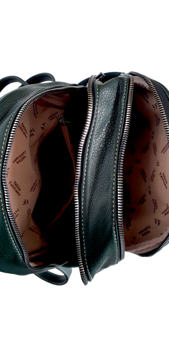 Rucsac Dama Piele Naturala Verde Teo V. Fabbiano G04568 [8]