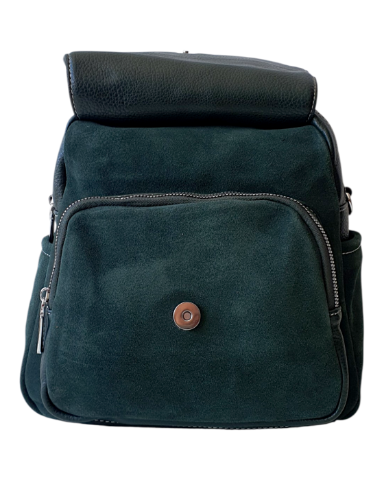 Rucsac Dama Piele Naturala Verde V.Fabbiano Carmen G04570 [5]