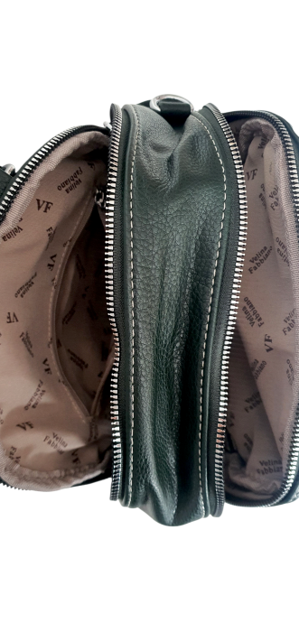 Rucsac Dama Piele Naturala Verde V.Fabbiano Carmen G04570 [10]