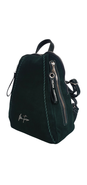 Rucsac Dama Piele Naturala Verde V.Fabbiano Smaranda G04425 [1]
