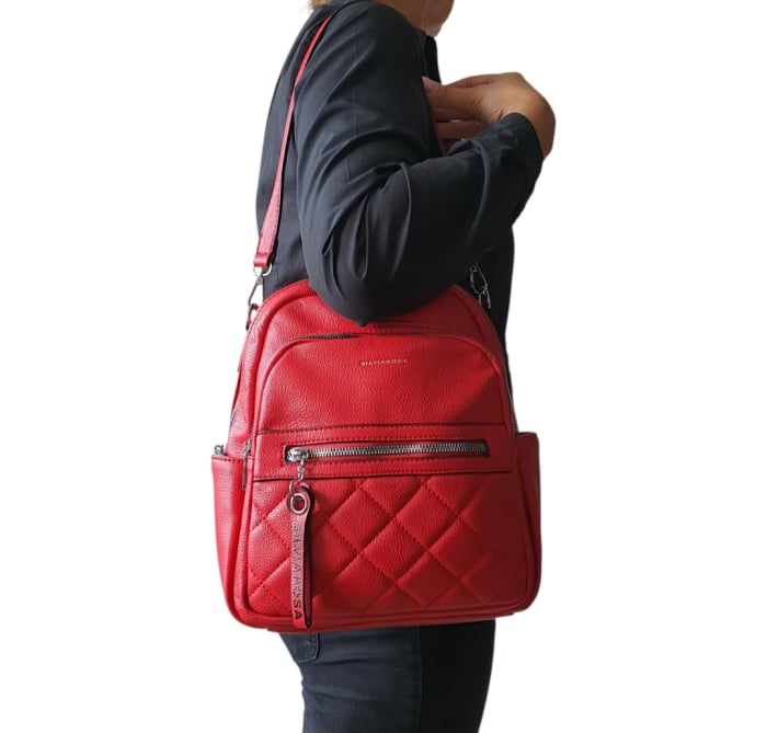 Rucsac Dama Rosu Gilda Silvia Rosa G03627 [8]