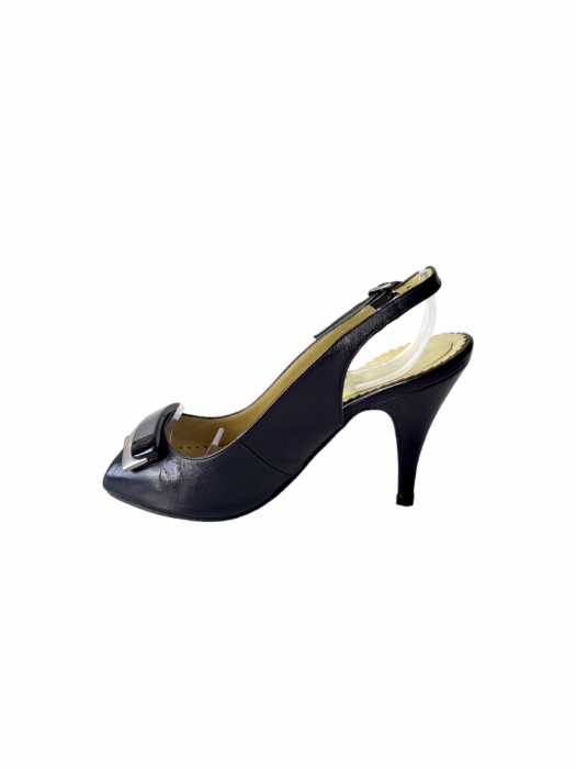 Sandale Dama Piele Naturala Guban Negre Fatma D03083 [2]