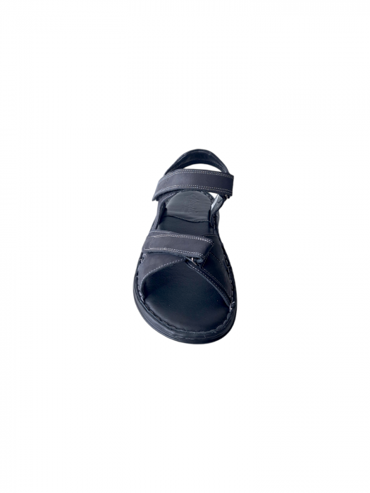 Sandale Barbati Piele Naturala Negri Nicolis Omar B00250 [4]