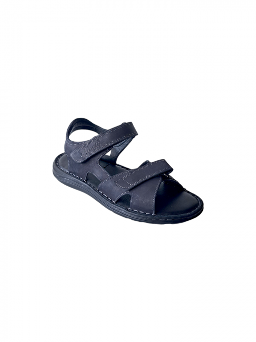 Sandale Barbati Piele Naturala Negri Nicolis Omar B00250 [3]