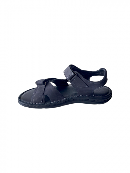 Sandale Barbati Piele Naturala Negri Nicolis Omar B00250 [2]