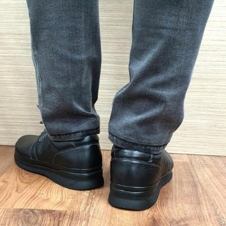 Pantofi Barbati Casual Piele Naturala Negri Alexe B00065 [3]