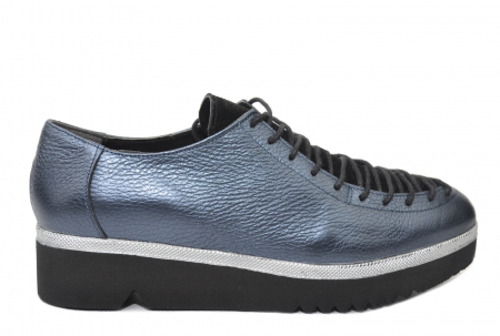 Pantofi dama casual - Pantofi Casual Piele Naturala Perlla Bleumarin Dorothea D02203