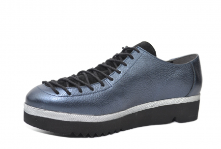 Pantofi Casual Piele Naturala Perlla Bleumarin Dorothea D02203 [2]