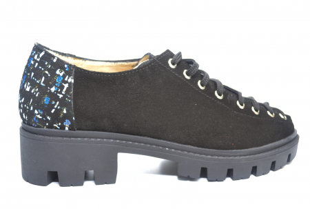 Pantofi dama casual - Pantofi Casual Piele Naturala Negri Matheo Sofia D02223