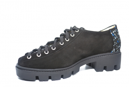 Pantofi Casual Piele Naturala Negri Matheo Sofia D02223 [2]