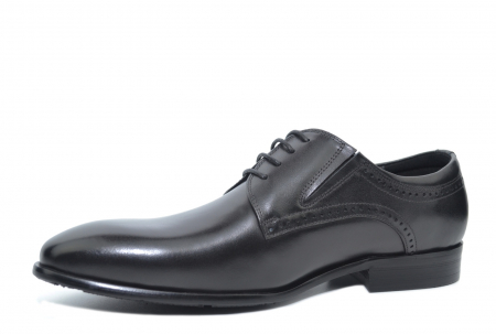 Pantofi Barbati Piele Naturala Negri Edison B00045 [2]