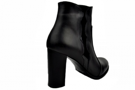 Ghete Dama Piele Naturala Matheo Negre Salma D01436 [1]
