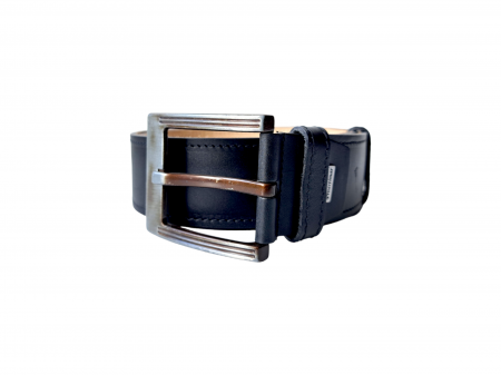 Accesorii Din Piele - Curea Barbati Piele Naturala Neagra Matei C00045