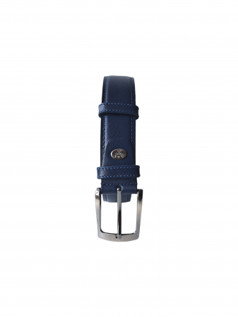 Curea Barbati Piele Naturala Bleumarin Zavier C00043 [1]