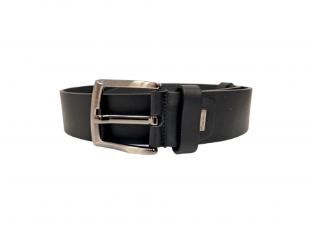 Accesorii Din Piele - Curea Barbati Piele Naturala Neagra Amal C00036