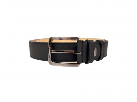 Accesorii Din Piele - Curea Barbati Piele Naturala Neagra Zenon C00029