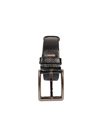 Curea Barbati Piele Naturala Neagra Zenon C00031 [2]