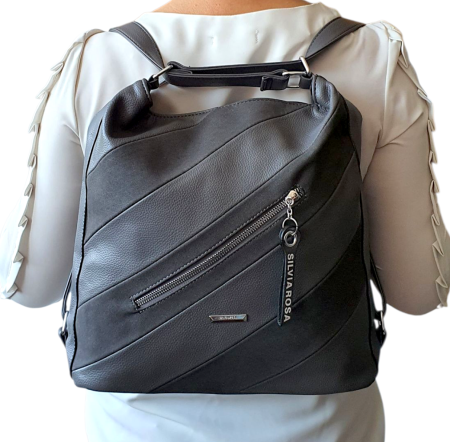 Geanta Dama Gri Andra Silvia Rosa G04498 [6]