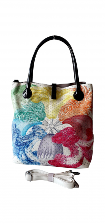 Geanta Dama Multicolora Zina Silvia Rosa  G03492 [3]