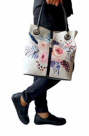 Geanta Dama Multicolora Zina Silvia Rosa G04336 [6]