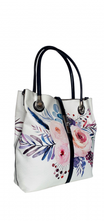 Genti De Dama - Geanta Dama Multicolora Zina Silvia Rosa G04336