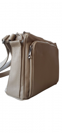 Genti De Dama - Geanta Dama Piele Naturala Bej Eca G04144