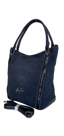 Genti De Dama - Geanta Dama Piele Naturala Bleumarin Daciana V. Fabbiano G04626