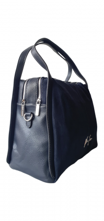 Geanta Dama Piele Naturala Bleumarin Faby G03402 [1]