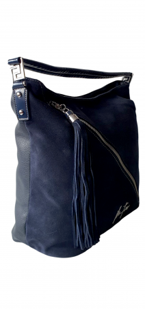 Geanta Dama Piele Naturala Bleumarin Miky G04124 [1]