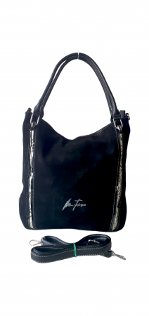 Genti De Dama - Geanta Dama Piele Naturala Neagra Daciana V. Fabbiano  G03397