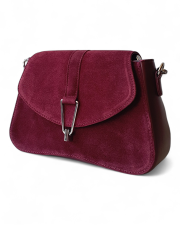 Genti De Dama - Geanta Dama Piele Naturala Grena Andreea V. Fabbiano G04747