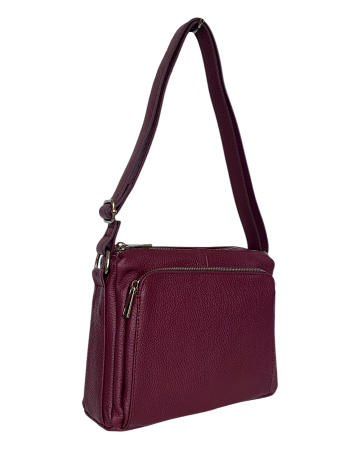 Genti De Dama - Geanta Dama Piele Naturala Grena Eca G04735