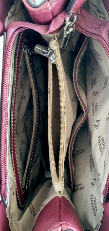 Geanta Dama Piele Naturala Grena Silvia V. Fabbiano G04420 [4]