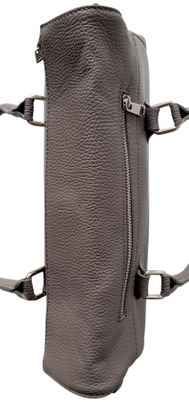 Geanta Dama Piele Naturala Gri Monica G04136 [4]