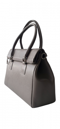 Geanta Dama Piele Naturala Gri Monica G04136 [2]