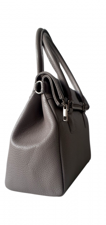 Geanta Dama Piele Naturala Gri Monica G04136 [1]