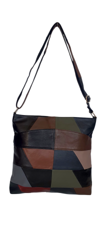 Geanta Dama Piele Naturala Multicolor Evelina G04536 [1]